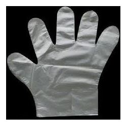 Γάντια Πλαστικά Μίας Χρήσεως Large (100τεμ.)